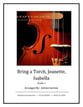 Bring a Torch, Jeanette, Isabella Orchestra sheet music cover